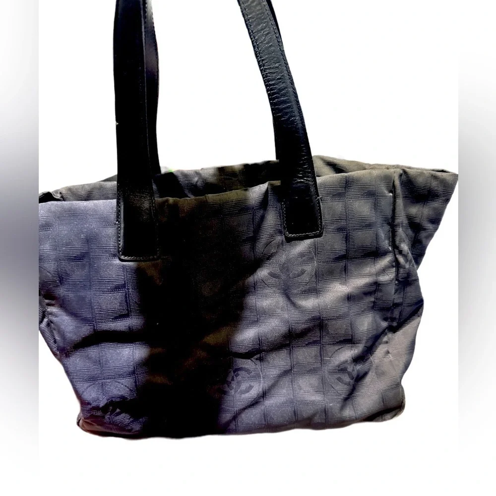Authentic CHANEL bag USED in black